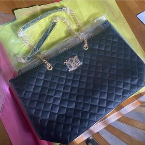 Badgley Mischka black purse nwt